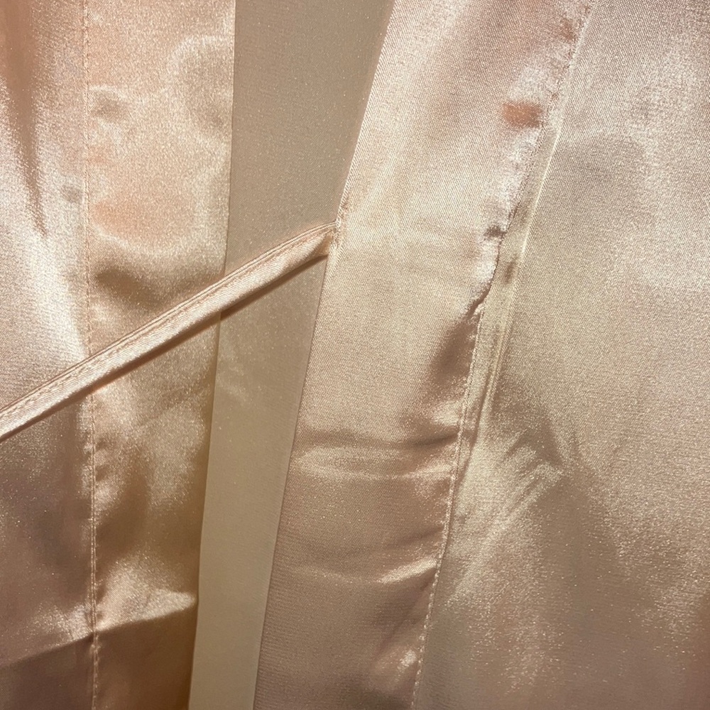 Cream one-size Satin Robe - Picture 5 of 7
